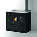 Evacalor wanda nero with flue-fire