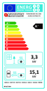 Energy Label Termorosa Xxl Dsa - Nero Antracite