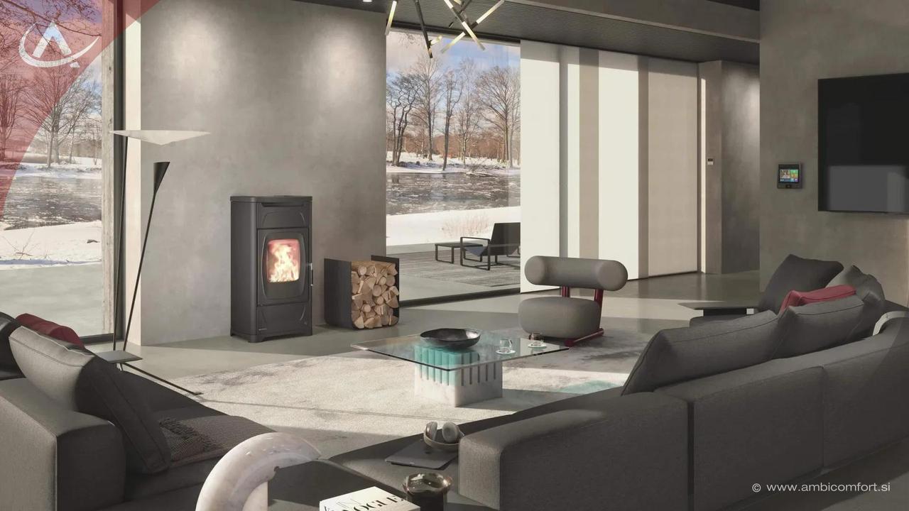 Ventilatorska peč na drva La Nordica