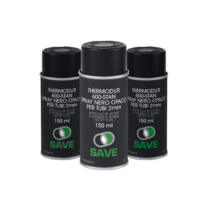 [HSFAFNNSPRAY] Spray kanister mat črna 150 ml Save Thermodur 600-STAN